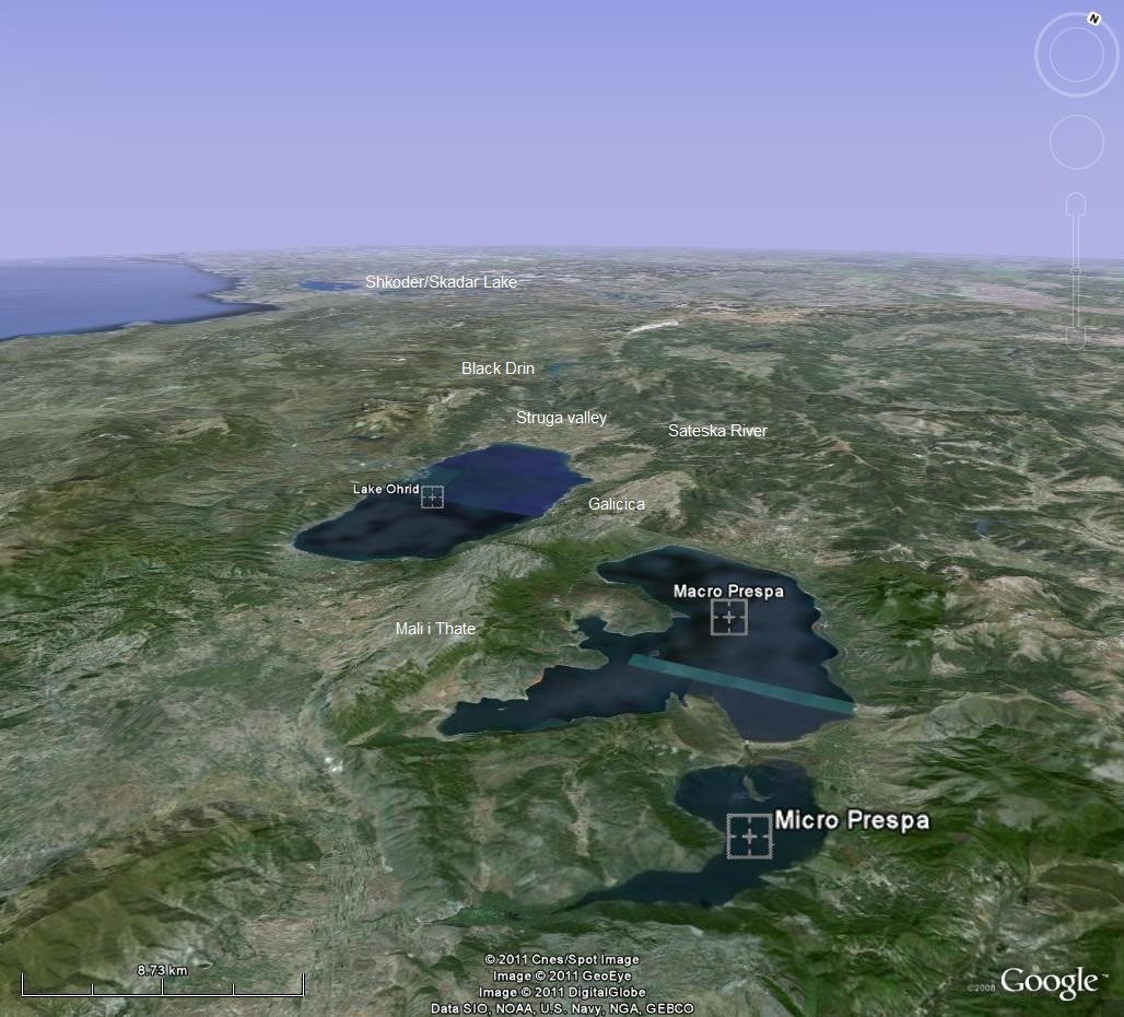 3D Image of the extended Drin Basin