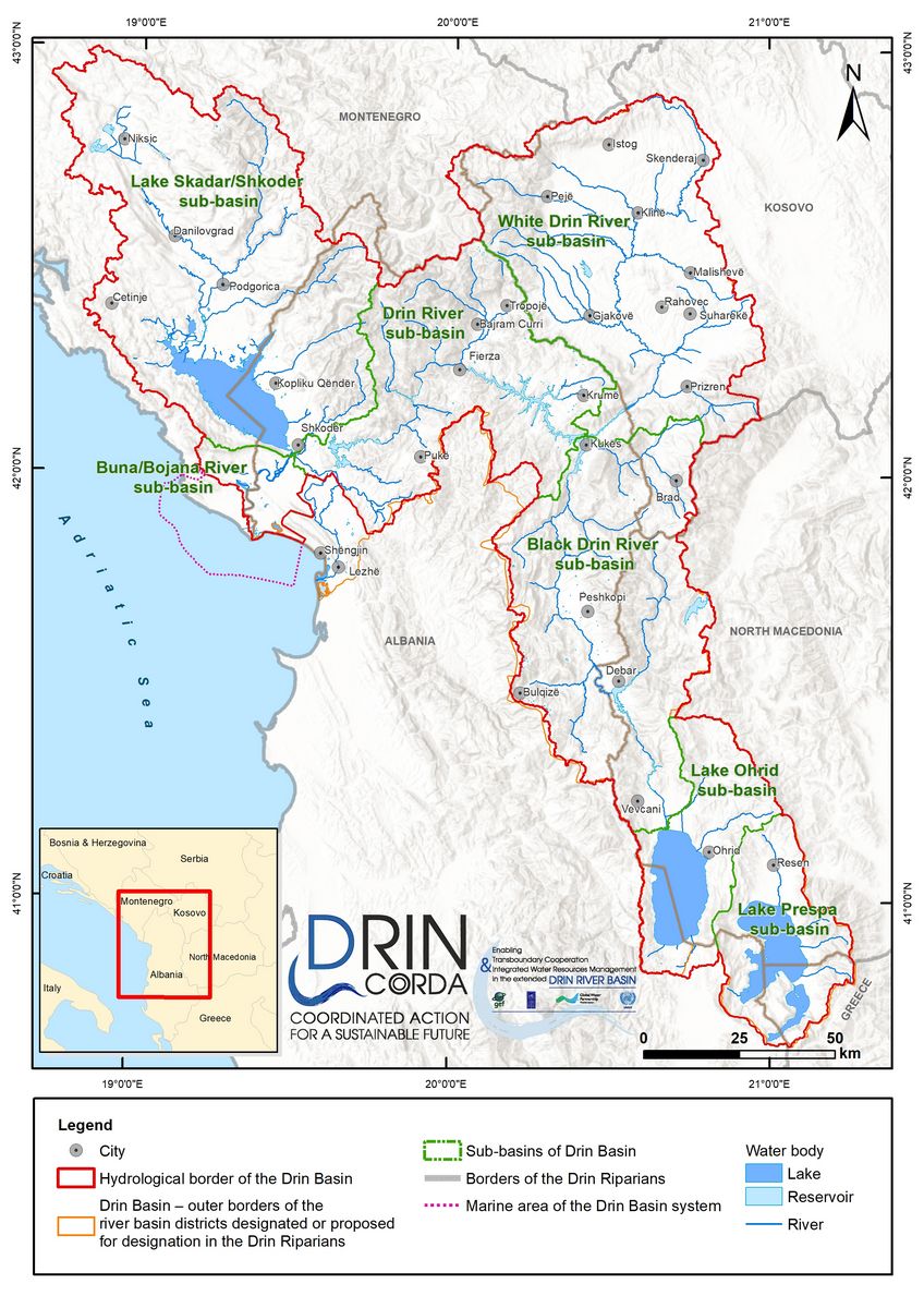 1_2 Sub-basins in the Drin Basin
