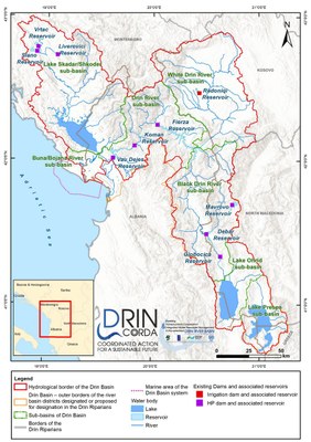 2_4 Existing important dams and associated reservoirs in the Drin Basin