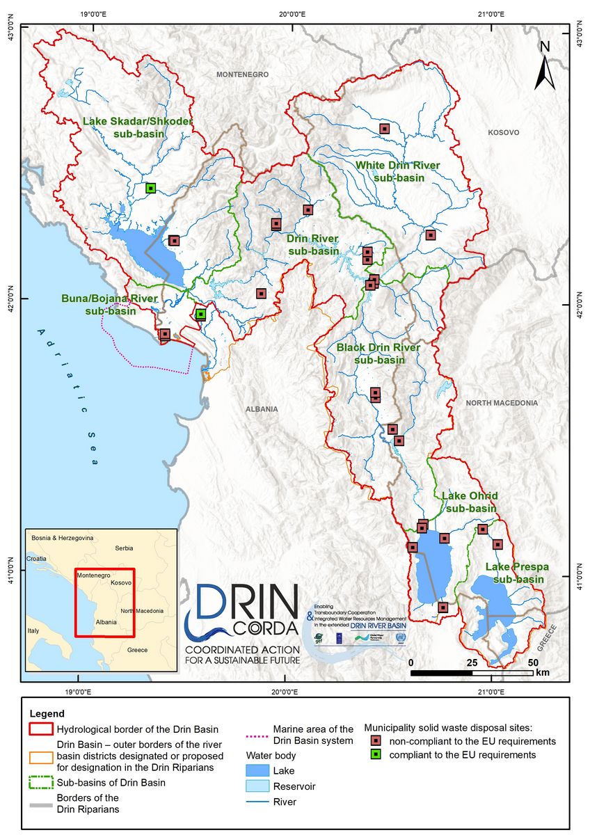 2_7 Municipal solid waste disposal sites in the Drin Basin