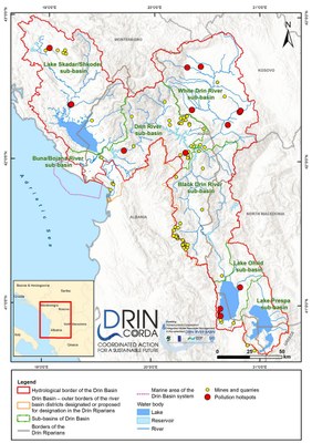 2_8 Pollution hotspots and mines in the Drin Basin