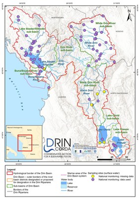 3_1 Location of sampling sites of the national monitoring networks for surface water 3_1 Location of sampling sites of the national monitoring networks for surface water