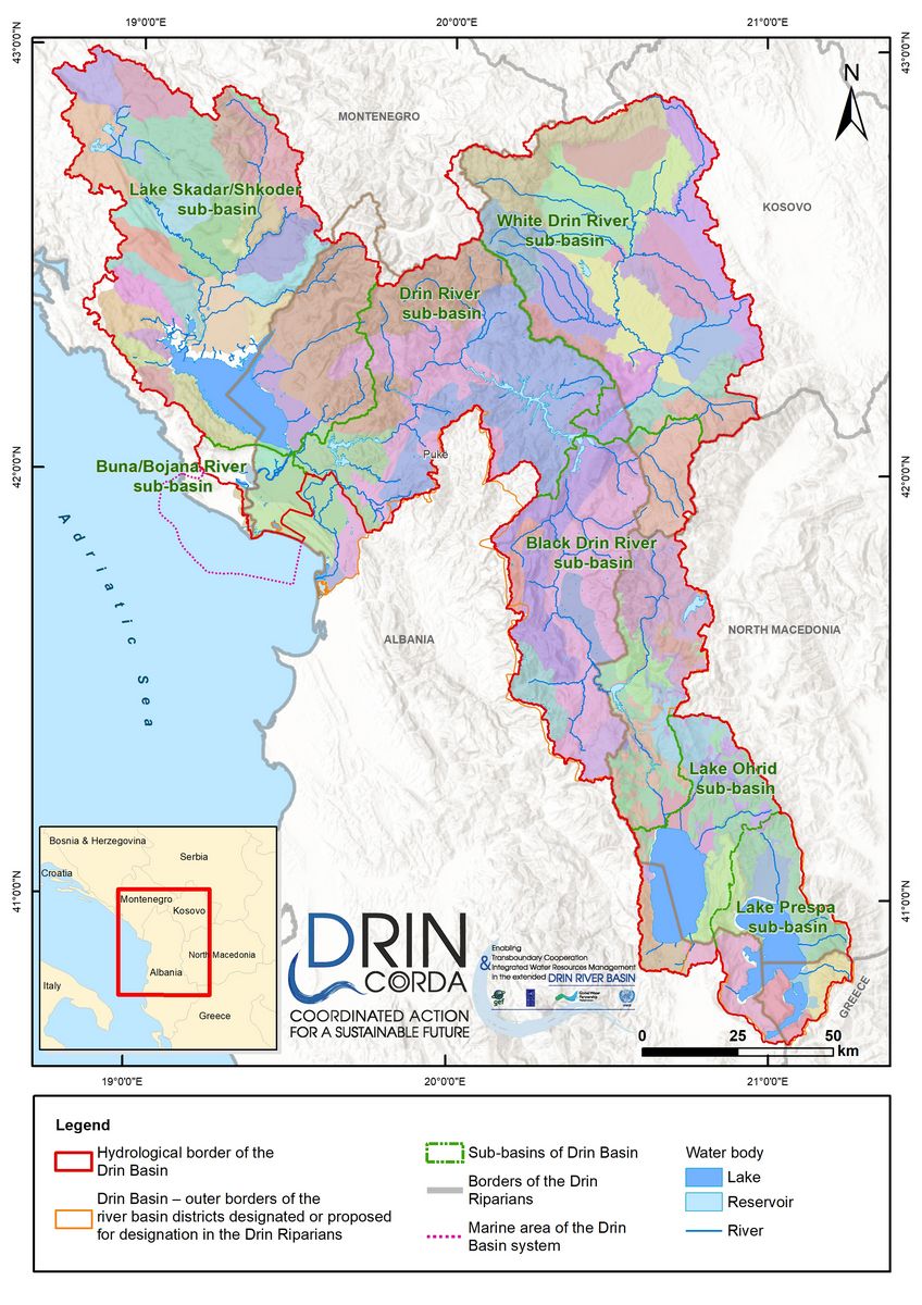 5_3 Delineated aquifers in the Drin Basin as designated by the Drin Riparians_TDA