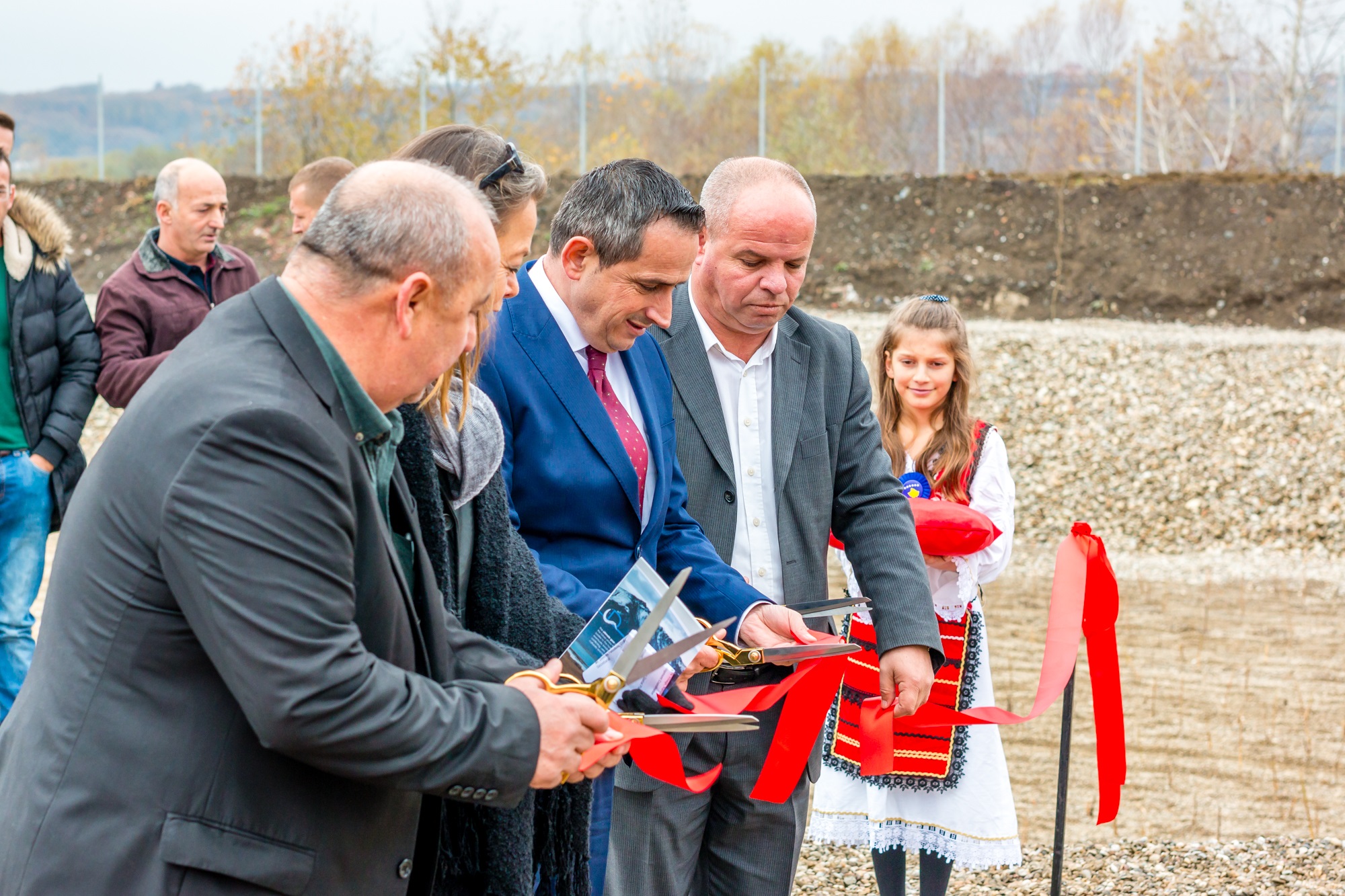 Cutting the Ribbon - Inauguration