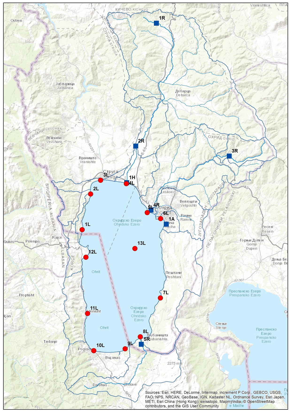 Sampling Sites